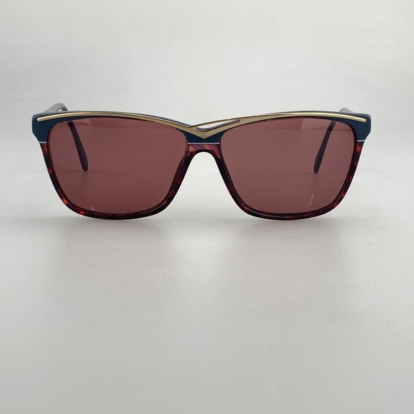 Vintage Zeiss W. Germany Glasses Frame Only mod. 3232 8200 Tortoise Blue 80\'s